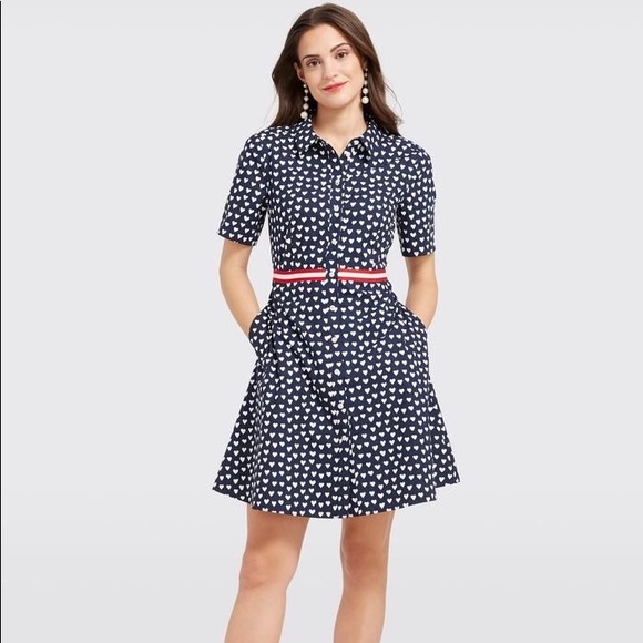 Draper James Dresses & Skirts - NWT Draper James Heart Field Shirtdress